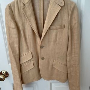Ralph Lauren Beige Linen Blazer